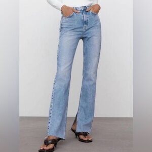 Zara High-Rise Light Wash Women’s Jeans